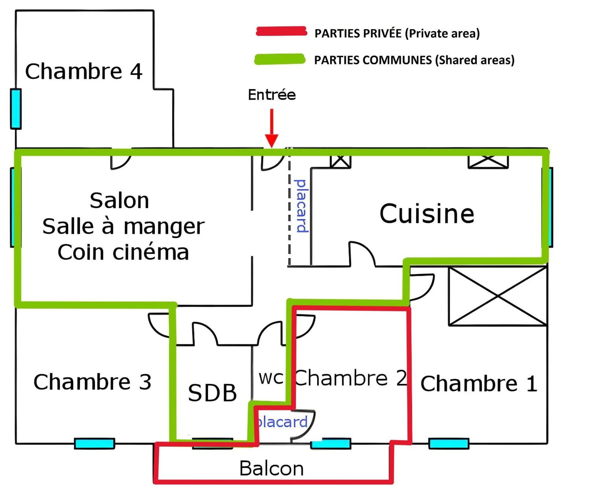 Chambre En Colocation Fille, Proche Mer, Climatisation Toulon Phòng bức ảnh